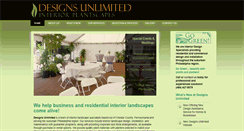 Desktop Screenshot of designsunlimitedplants.com
